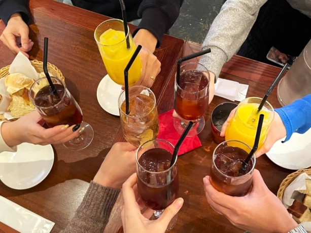 ソフドリで乾杯